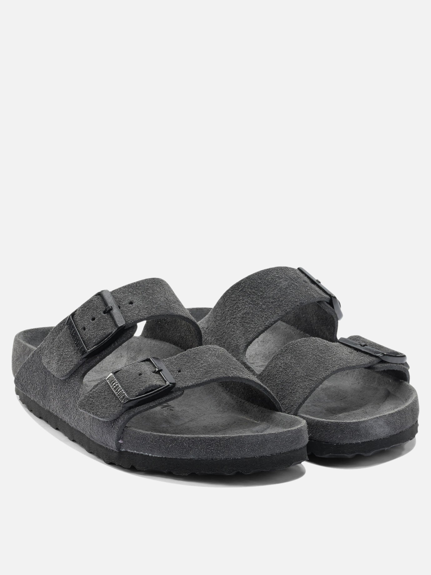 Flat sandals 100% leather  Grey - Birkenstock Women | PDP | VIETTI Online Store | Zoom-Modal_2

