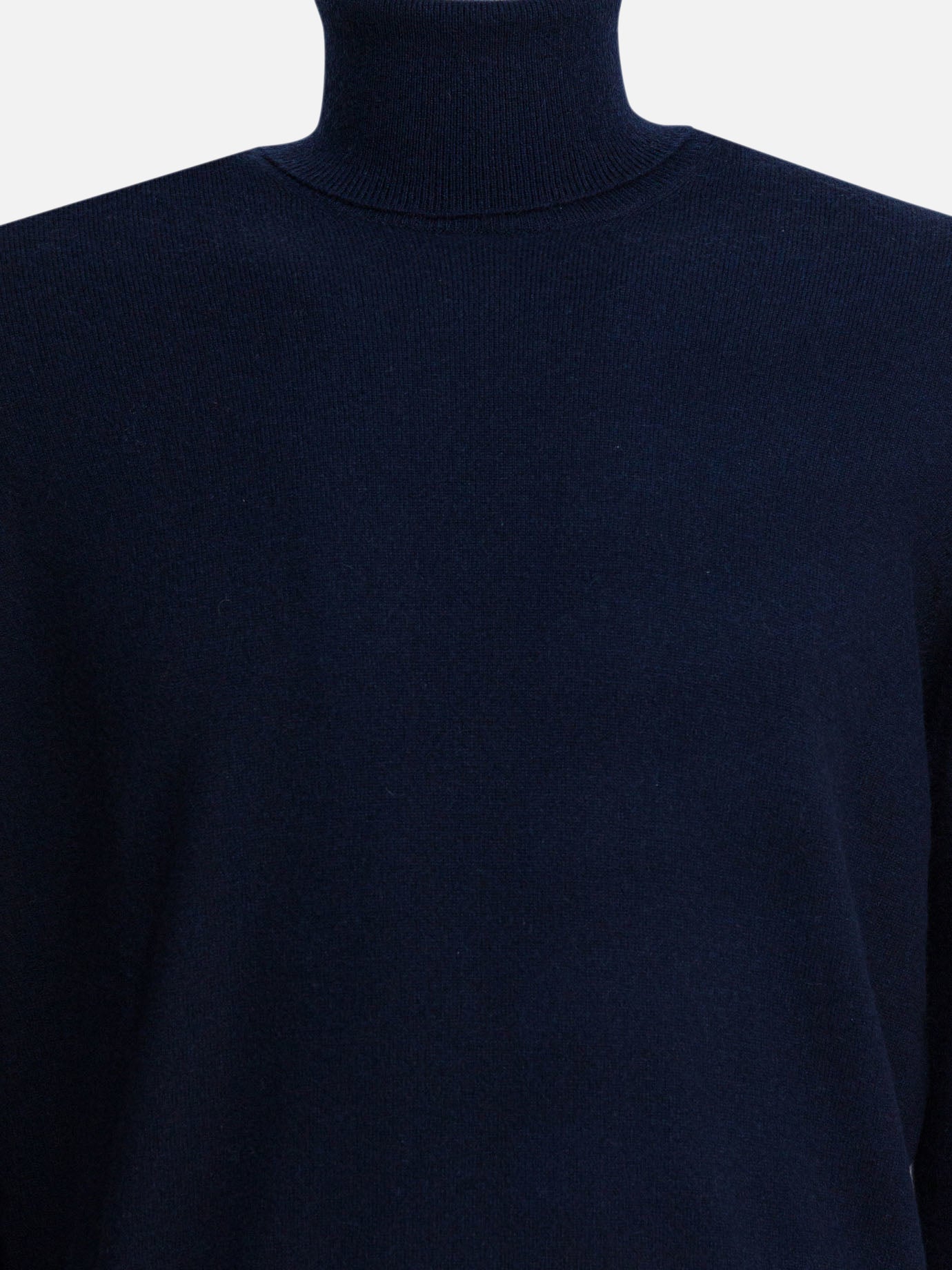 Turtleneck sweaters Solid colour  Blue - Brunello Cucinelli Men | PDP | VIETTI Online Store | thumbnail_3
