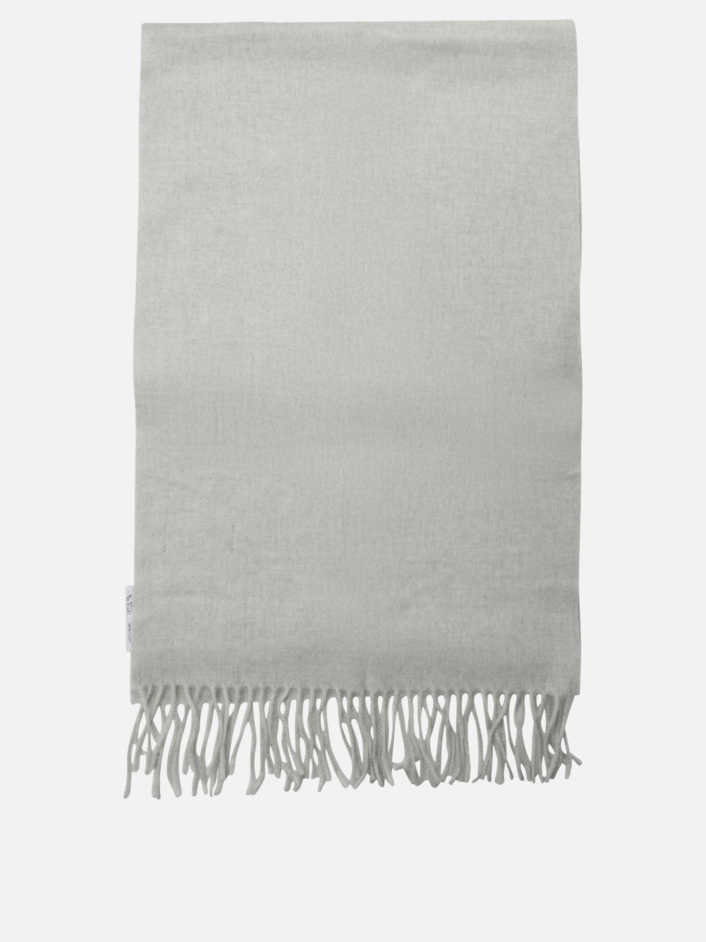 Fringed scarves 100% cashemere  Grey - Brunello Cucinelli Women | PDP | VIETTI Online Store | thumbnail