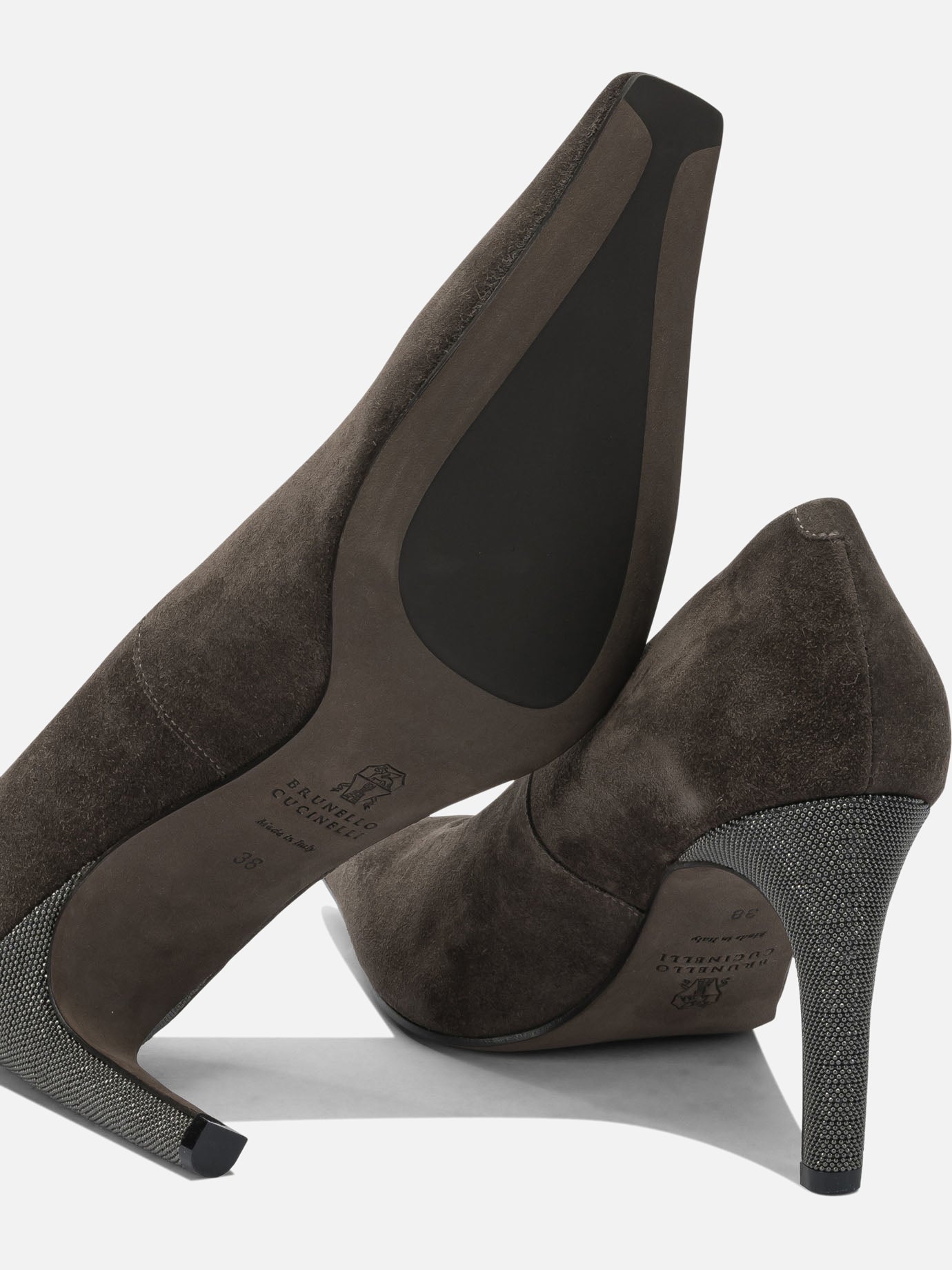 Pumps 100% leather - 100% thermoplastic polyurethane  Brown - Brunello Cucinelli Women | PDP | VIETTI Online Store | Zoom-Modal_5
