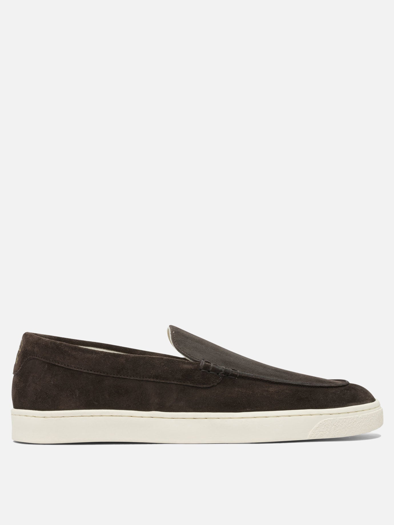 Loafers 100% suede - 100% rubber  Brown - Brunello Cucinelli Men | PDP | VIETTI Online Store | Zoom-Modal
