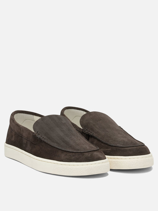 Loafers 100% suede - 100% rubber  Brown - Brunello Cucinelli Men | PLP | VIETTI Online Store | 2
