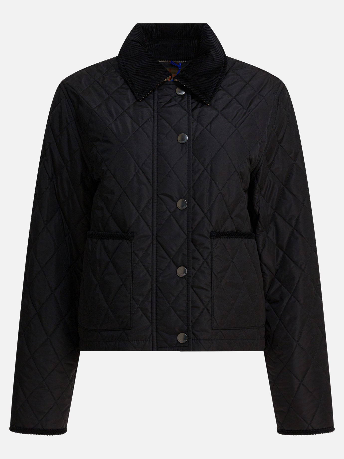 Quilted & Utility Jackets Solid colour  Black - Burberry Women | PDP | VIETTI Online Store | Zoom-Modal

