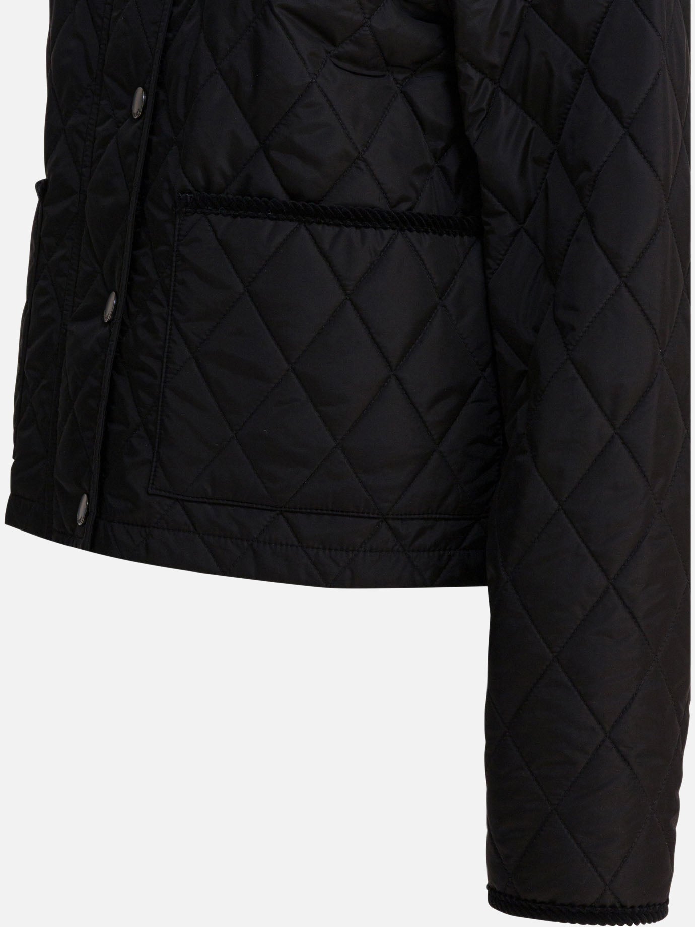 Quilted & Utility Jackets Solid colour  Black - Burberry Women | PDP | VIETTI Online Store | thumbnail_3