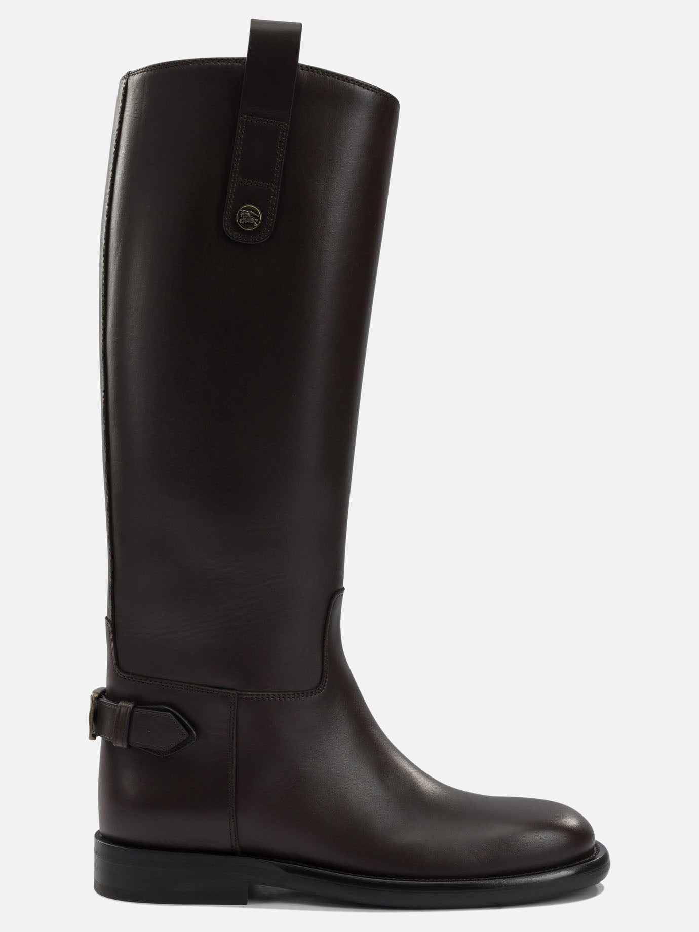 Knee-high 100% calf leather - 100% rubber  Brown - Burberry Women | PDP | VIETTI Online Store | Zoom-Modal
