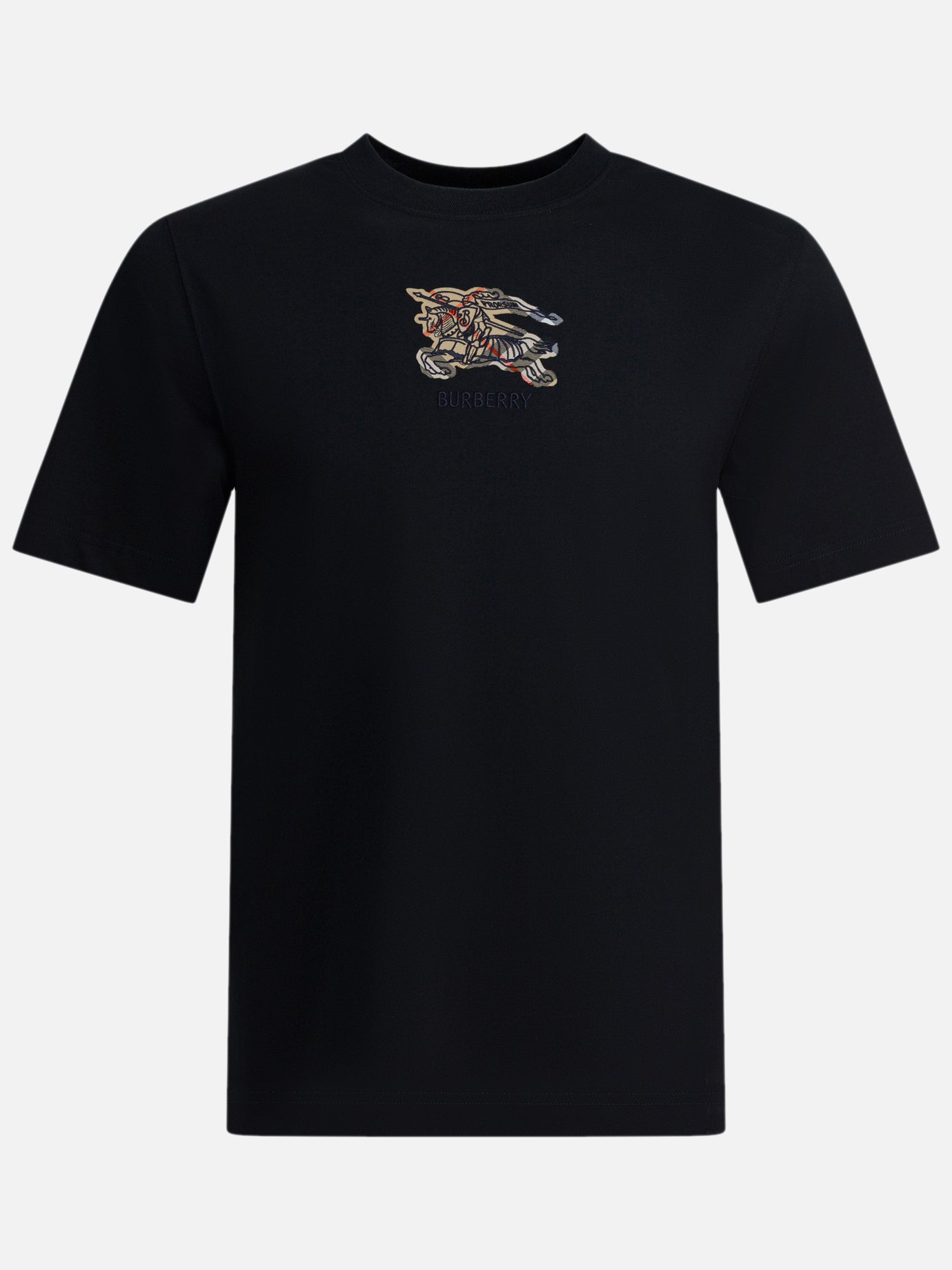 Round neck t-shirts Logo  Black - Burberry Men | PDP | VIETTI Online Store | Zoom-Modal
