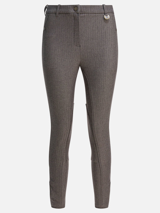 Leisure trousers Herringbone  Brown - Burberry Women | PLP | VIETTI Online Store 
