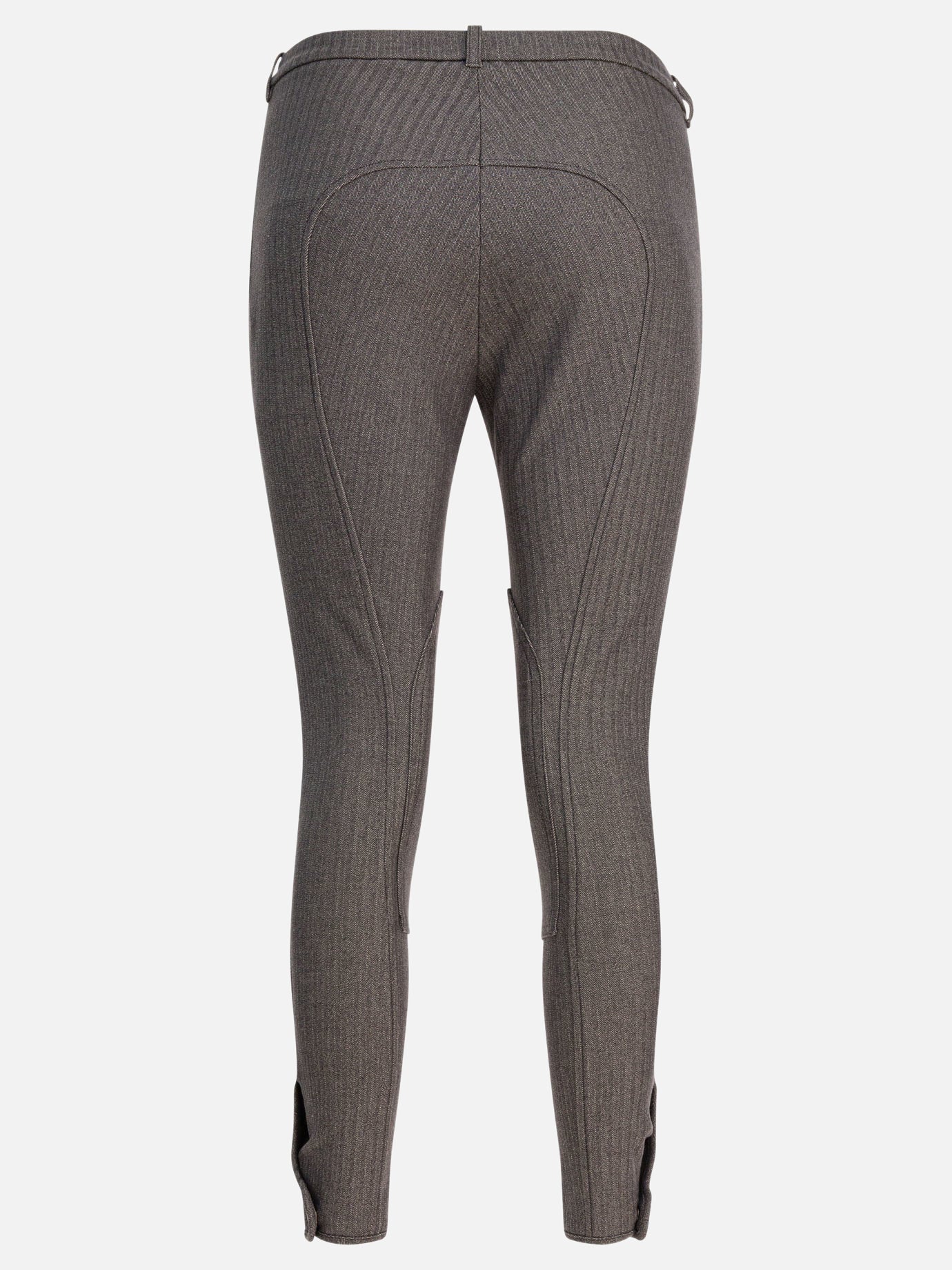 Leisure trousers Herringbone  Brown - Burberry Women | PDP | VIETTI Online Store | thumbnail_2