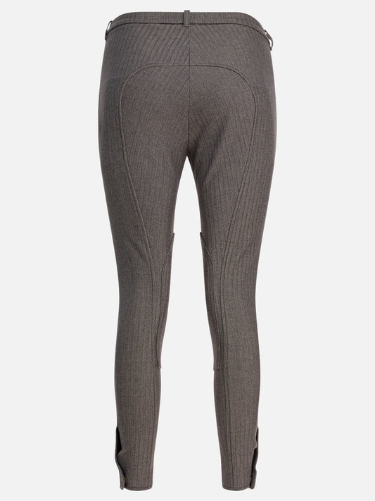 Leisure trousers Herringbone  Brown - Burberry Women | PLP | VIETTI Online Store | 2
