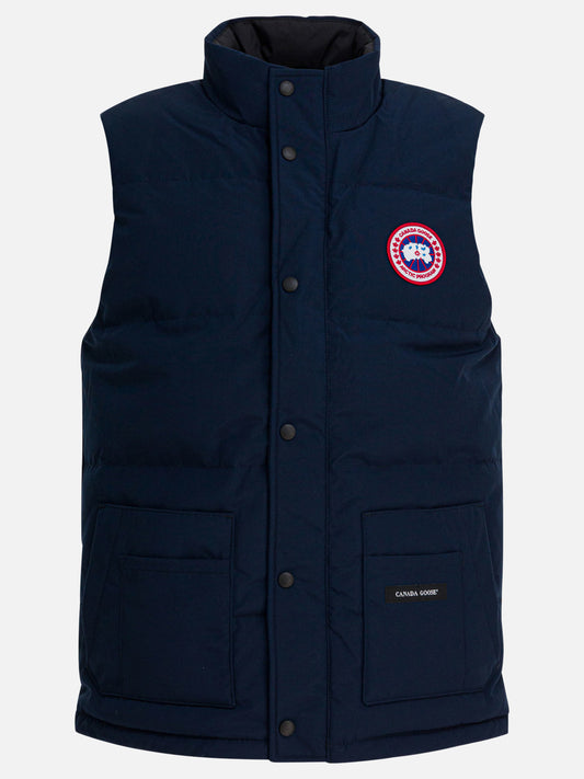 Vest jackets Logo  Blue - Canada Goose Men | PDP | VIETTI Online Store 
