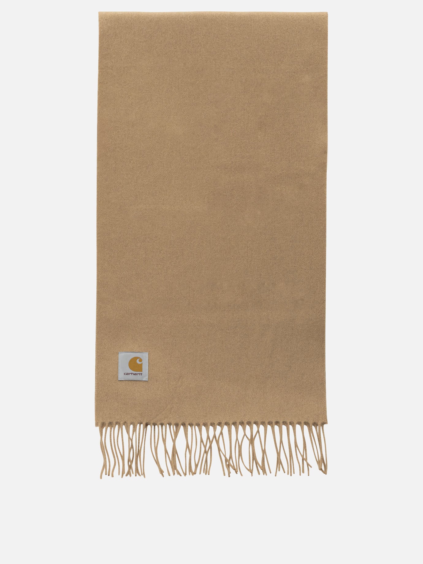 Fringed scarves 100% wool  Beige - Carhartt WIP Men | PDP | VIETTI Online Store | Zoom-Modal
