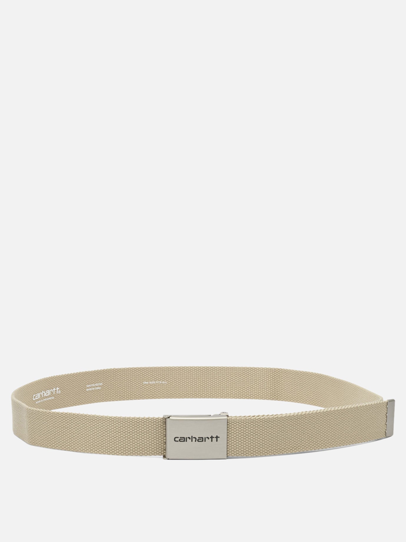 Fabric belts 100% polyester  Beige - Carhartt WIP Men | PDP | VIETTI Online Store | thumbnail