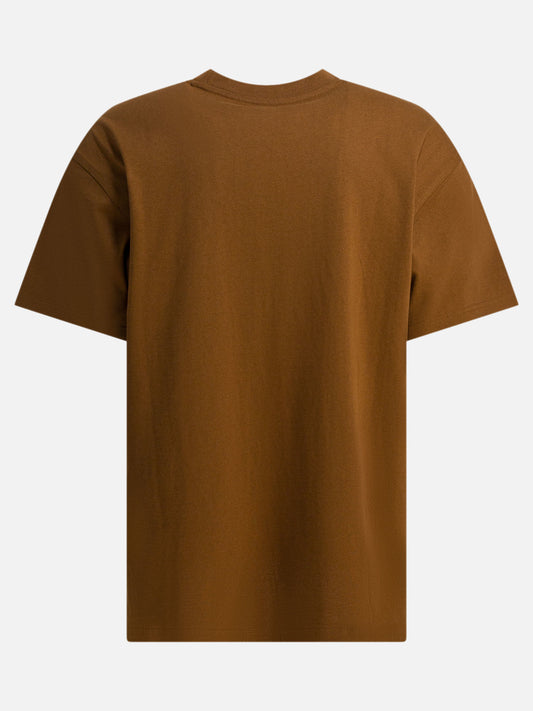 Crewneck t-shirts Logo  Brown - Carhartt WIP Men | PLP | VIETTI Online Store | 2
