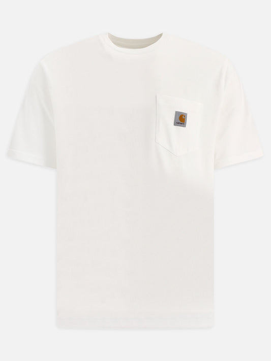 Crewneck t-shirts Logo  White - Carhartt WIP Men | PLP | VIETTI Online Store 
