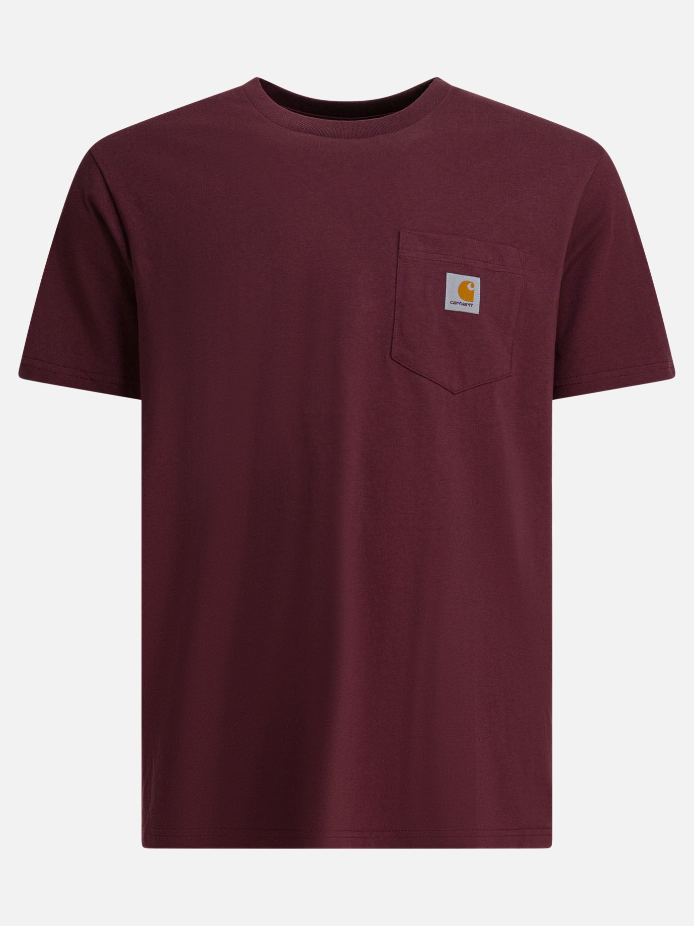 Crewneck t-shirts Logo  Bordeaux - Carhartt WIP Men | PDP | VIETTI Online Store | thumbnail