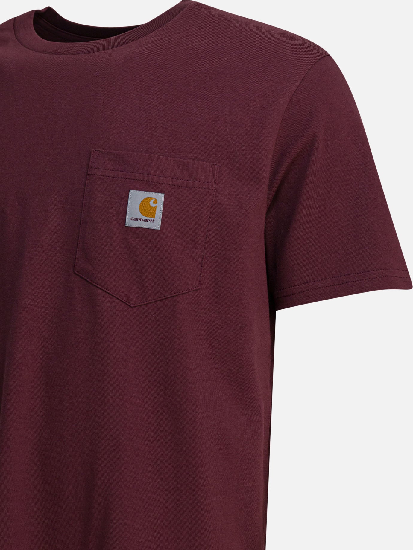 Crewneck t-shirts Logo  Bordeaux - Carhartt WIP Men | PDP | VIETTI Online Store | thumbnail_4