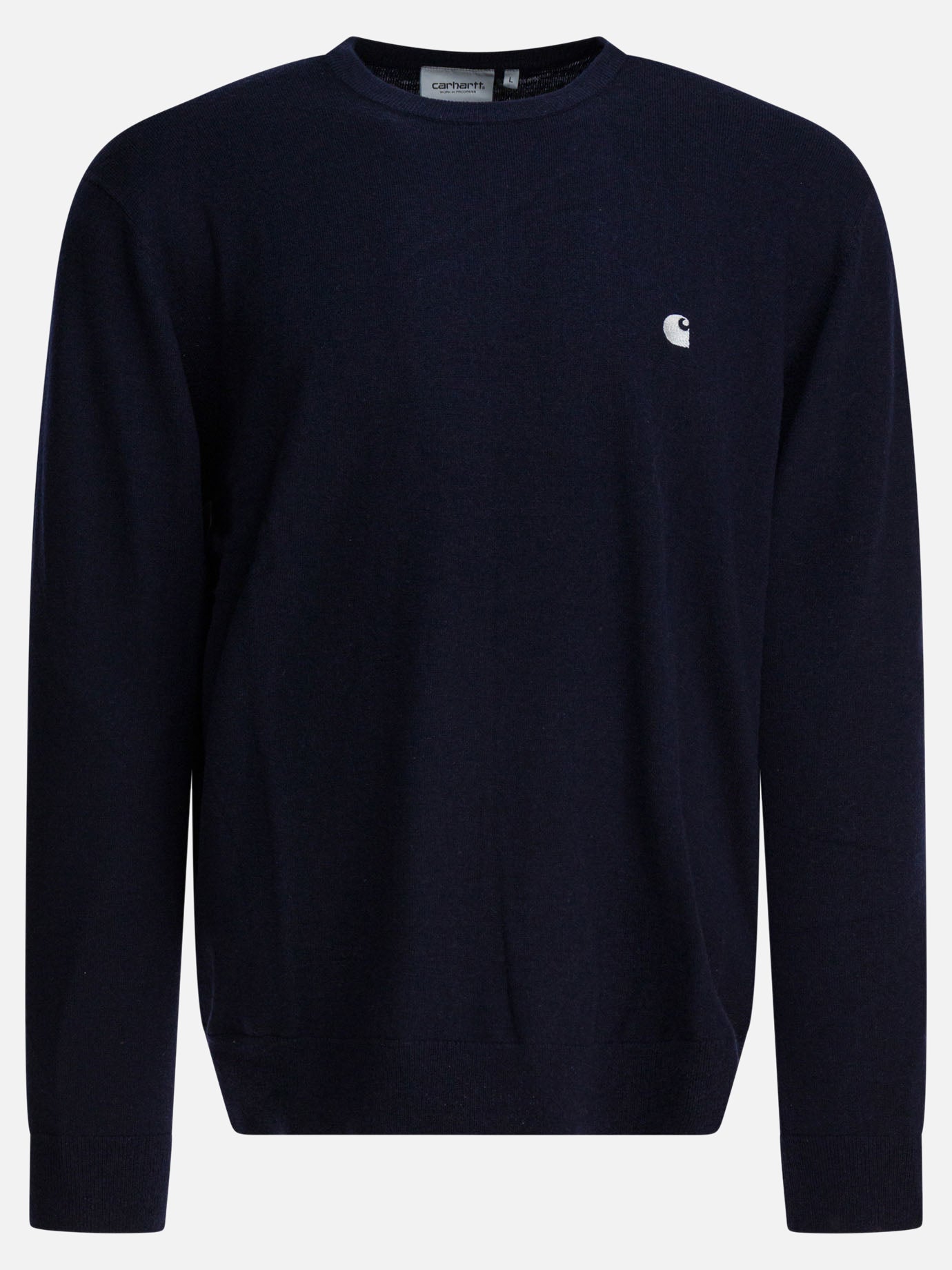 Crewneck sweaters Logo  Blue - Carhartt WIP Men | PDP | VIETTI Online Store | thumbnail