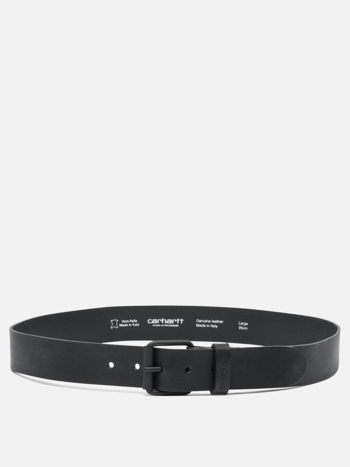 Leather belts 100% leather  Black - Carhartt WIP Men | PDP | VIETTI Online Store | thumbnail