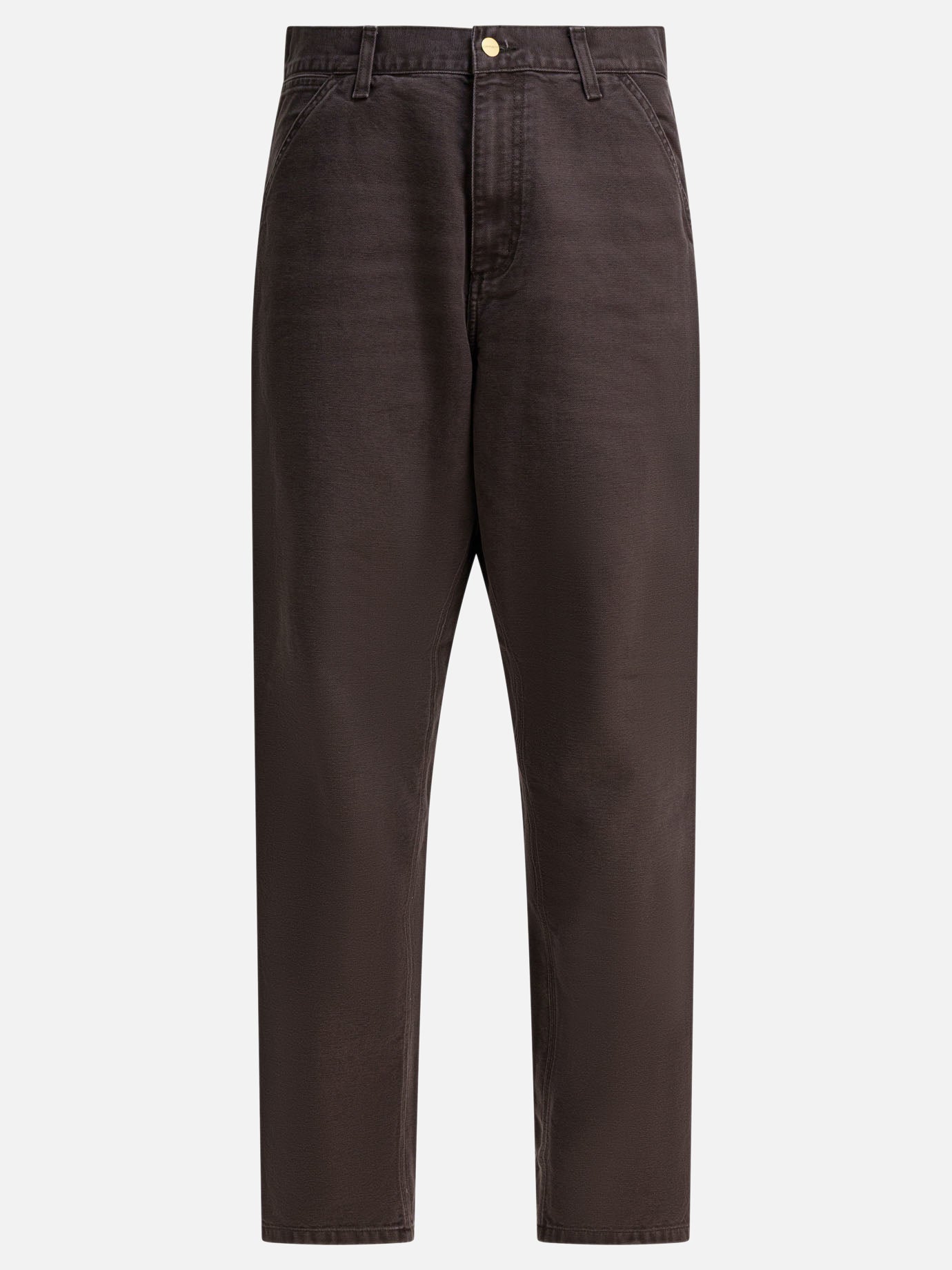 Work pants Solid colour  Brown - Carhartt WIP Men | PDP | VIETTI Online Store | thumbnail