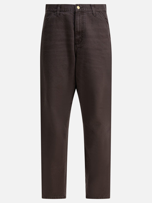 Work pants Solid colour  Brown - Carhartt WIP Men | PLP | VIETTI Online Store 
