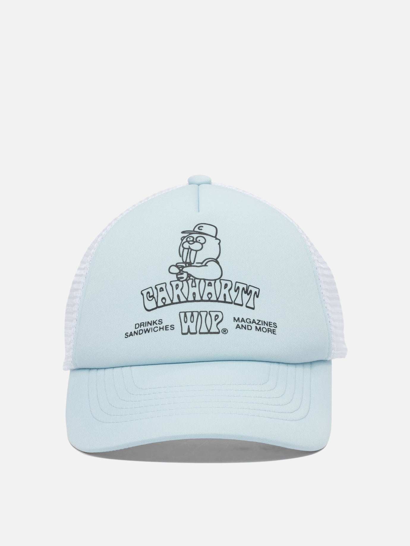 Trucker caps 100% polyester  Blue - Carhartt WIP Men | PDP | VIETTI Online Store | Zoom-Modal
