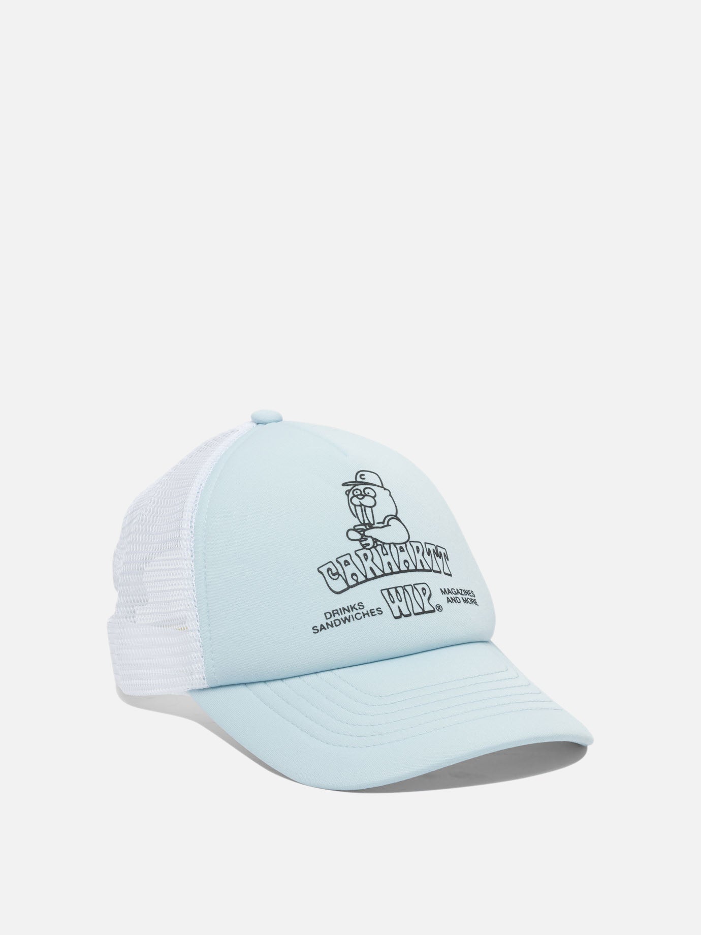 Trucker caps 100% polyester  Blue - Carhartt WIP Men | PDP | VIETTI Online Store | thumbnail_2