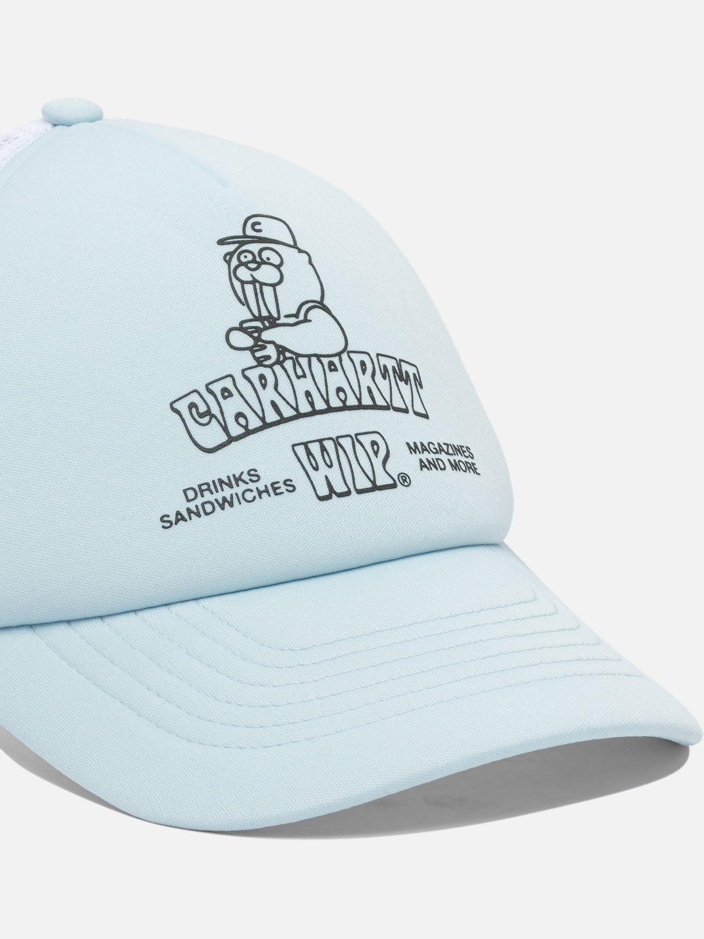 Trucker caps 100% polyester  Blue - Carhartt WIP Men | PDP | VIETTI Online Store | Zoom-Modal_4
