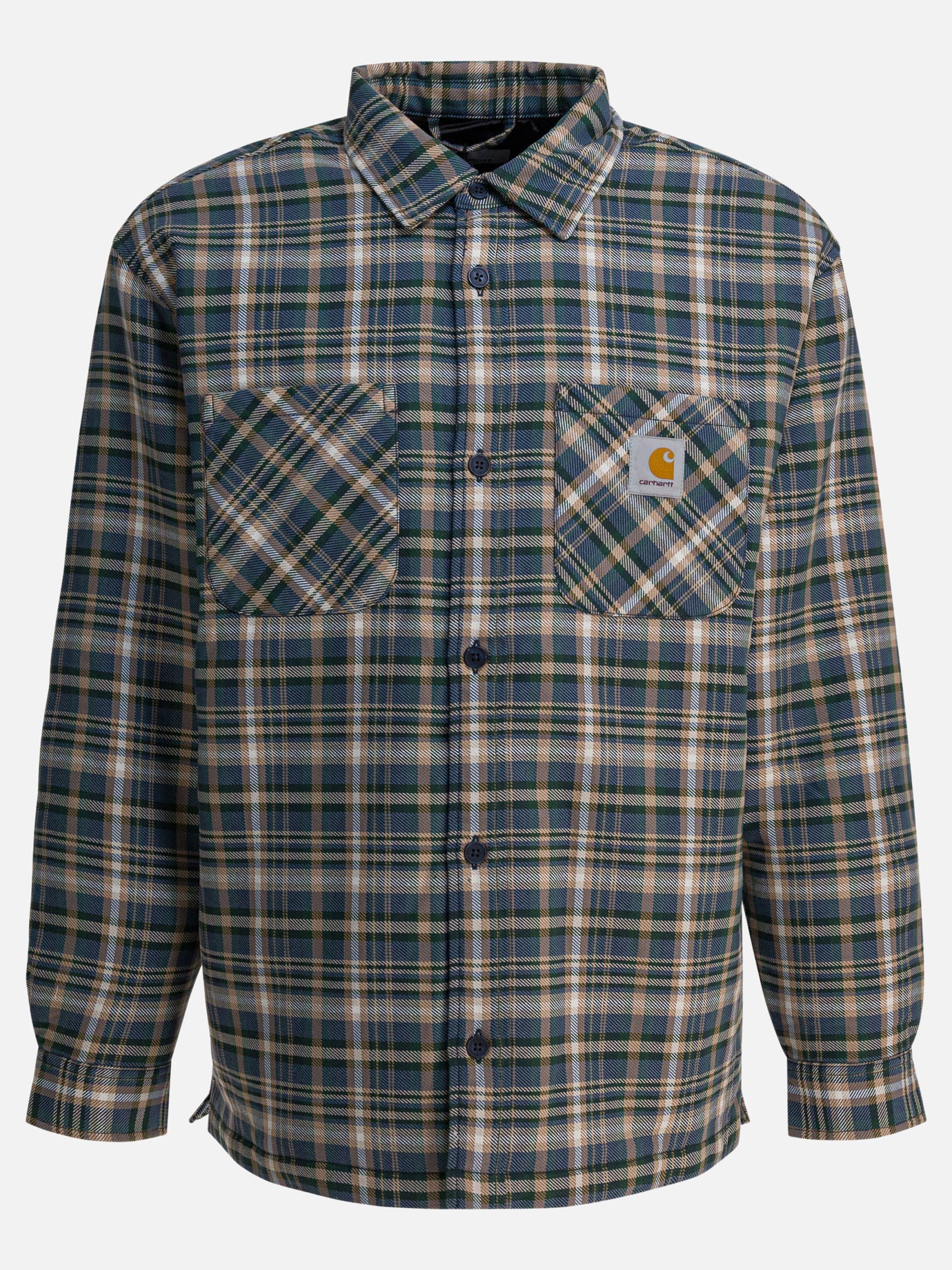 Overshirt jackets Check  Green - Carhartt WIP Men | PDP | VIETTI Online Store | thumbnail