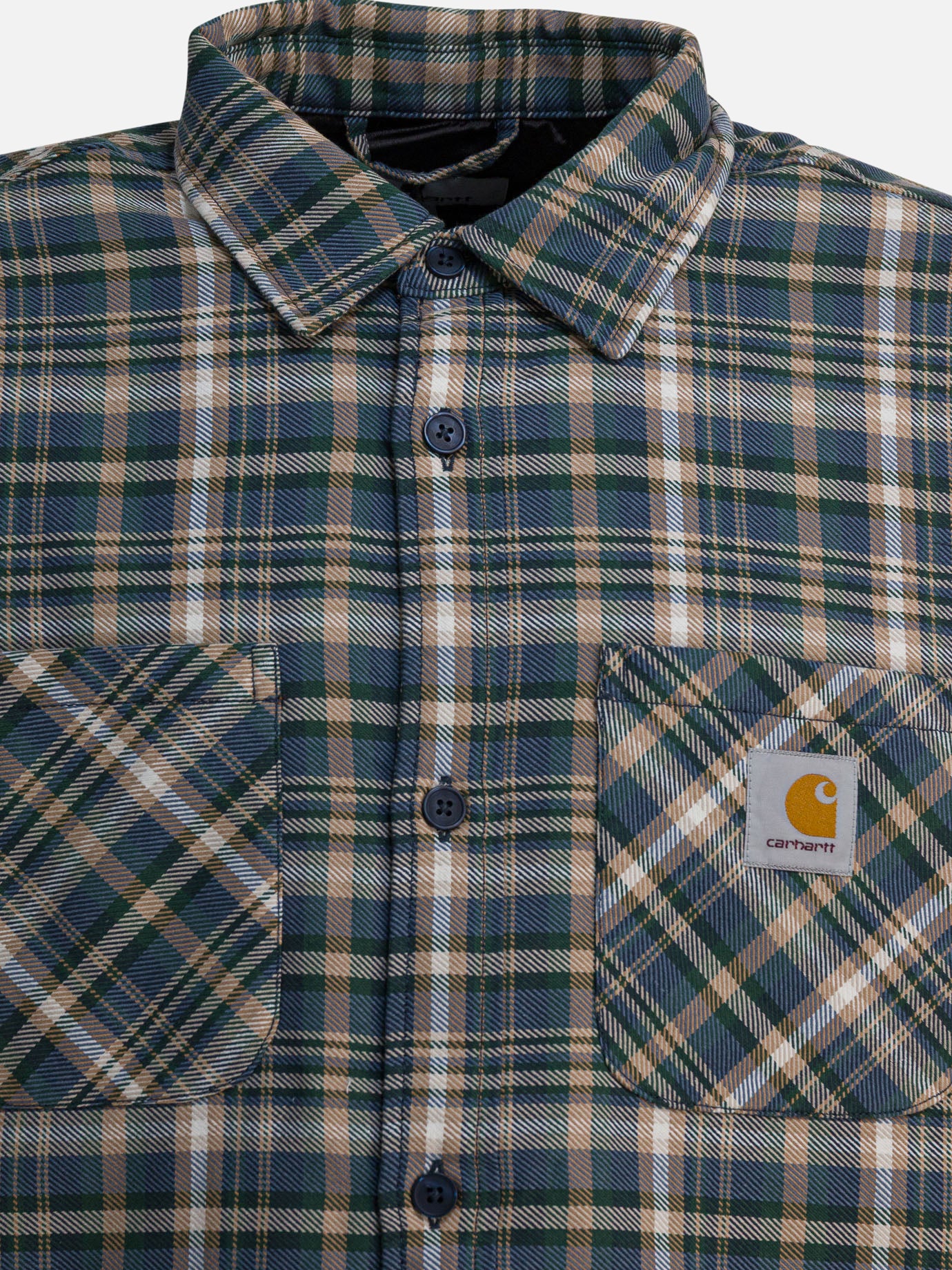 Overshirt jackets Check  Green - Carhartt WIP Men | PDP | VIETTI Online Store | Zoom-Modal_3
