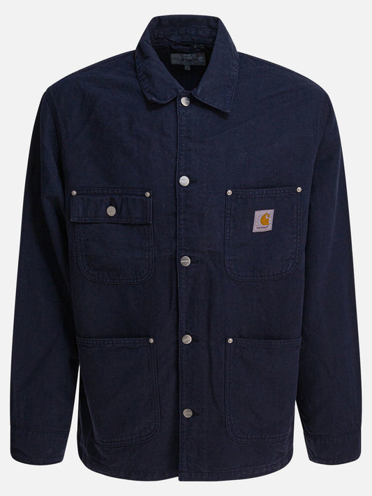 Overshirt jackets Solid colour  Blue - Carhartt WIP Men | PLP | VIETTI Online Store 

