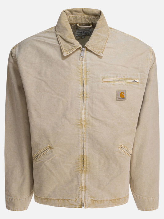 Denim jackets Solid colour  Beige - Carhartt WIP Men | PLP | VIETTI Online Store 
