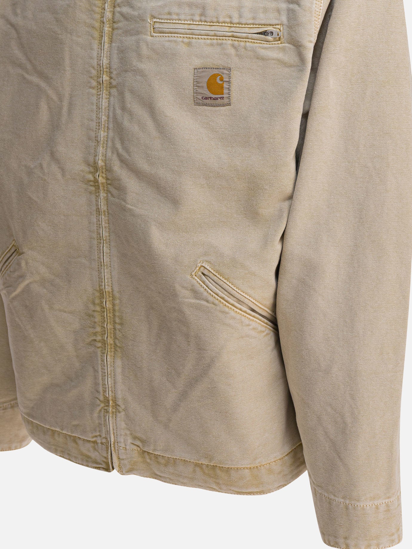 Denim jackets Solid colour  Beige - Carhartt WIP Men | PDP | VIETTI Online Store | thumbnail_4