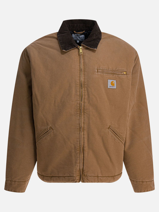Quilted & Utility Jackets Logo  Brown - Carhartt WIP Men | PLP | VIETTI Online Store 
