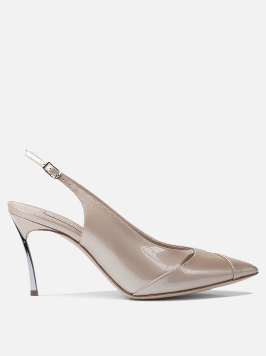 Slingbacks 100% leather - 100% leather  Pink - Casadei Women | PLP | VIETTI Online Store 
