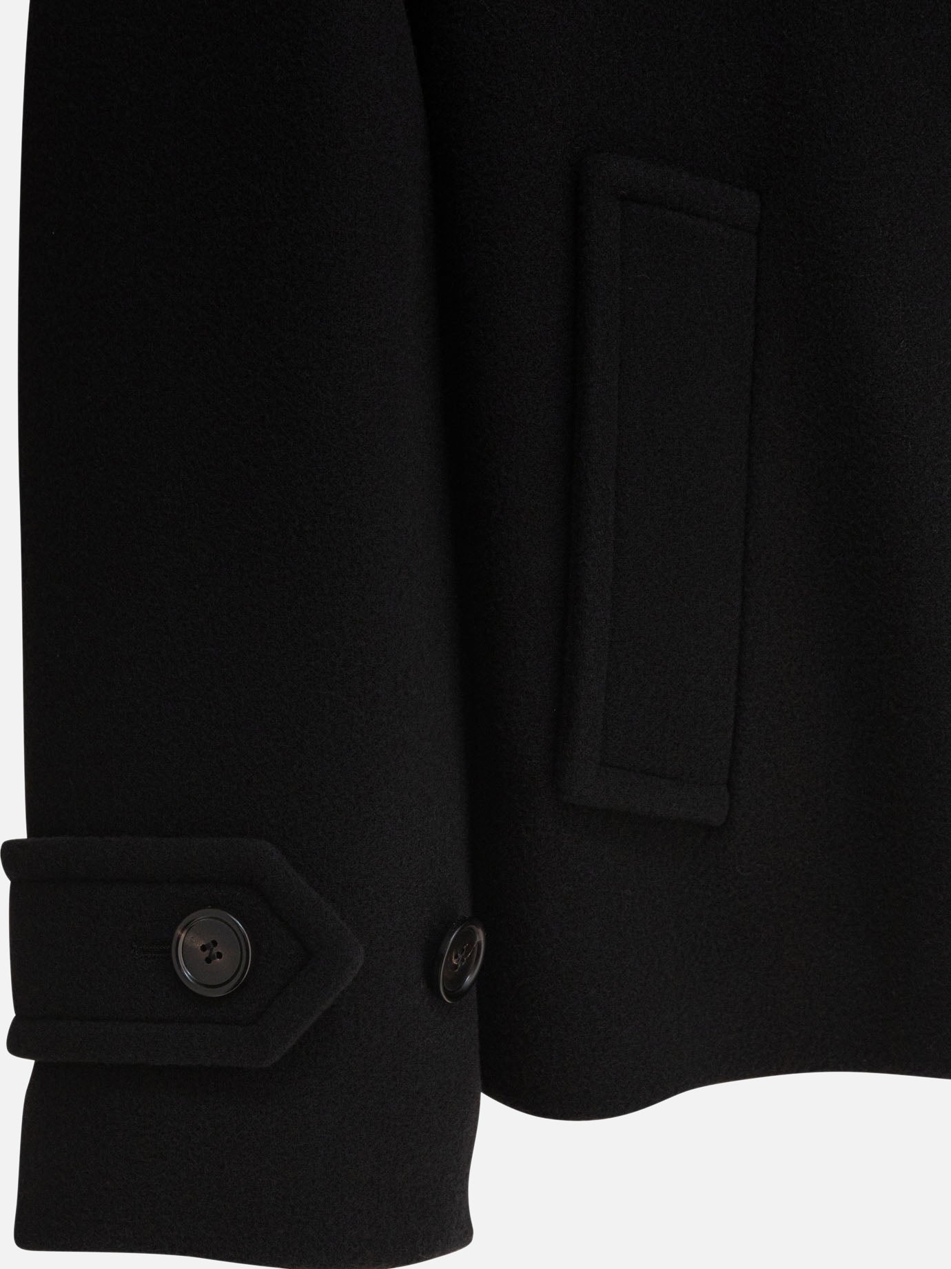 Chloé Short wool coat 11708354_36 Black thumbnail_3