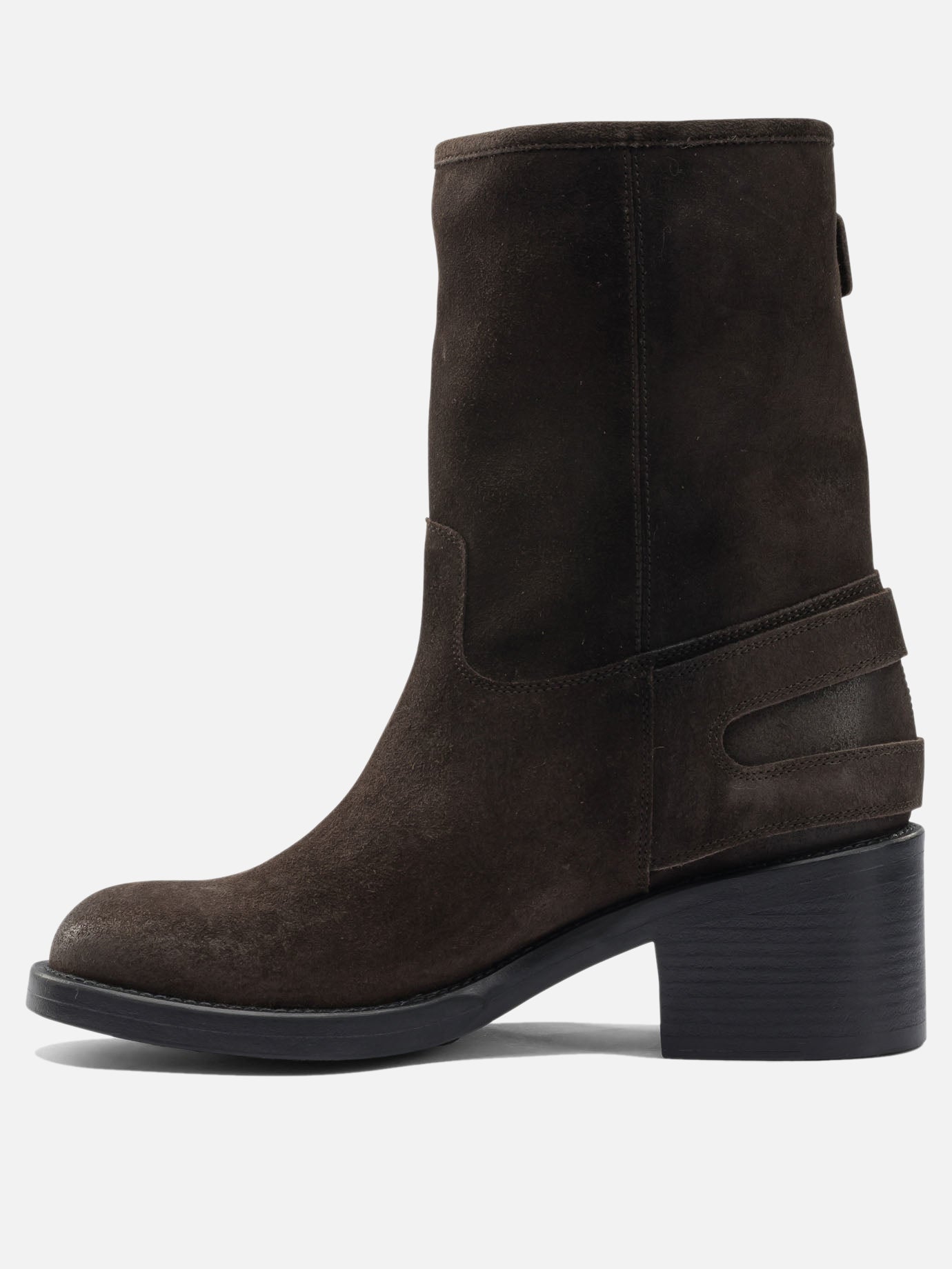 Pull-on boots 100% leather - 100% leather  Brown - Chloé Women | PDP | VIETTI Online Store | thumbnail_3