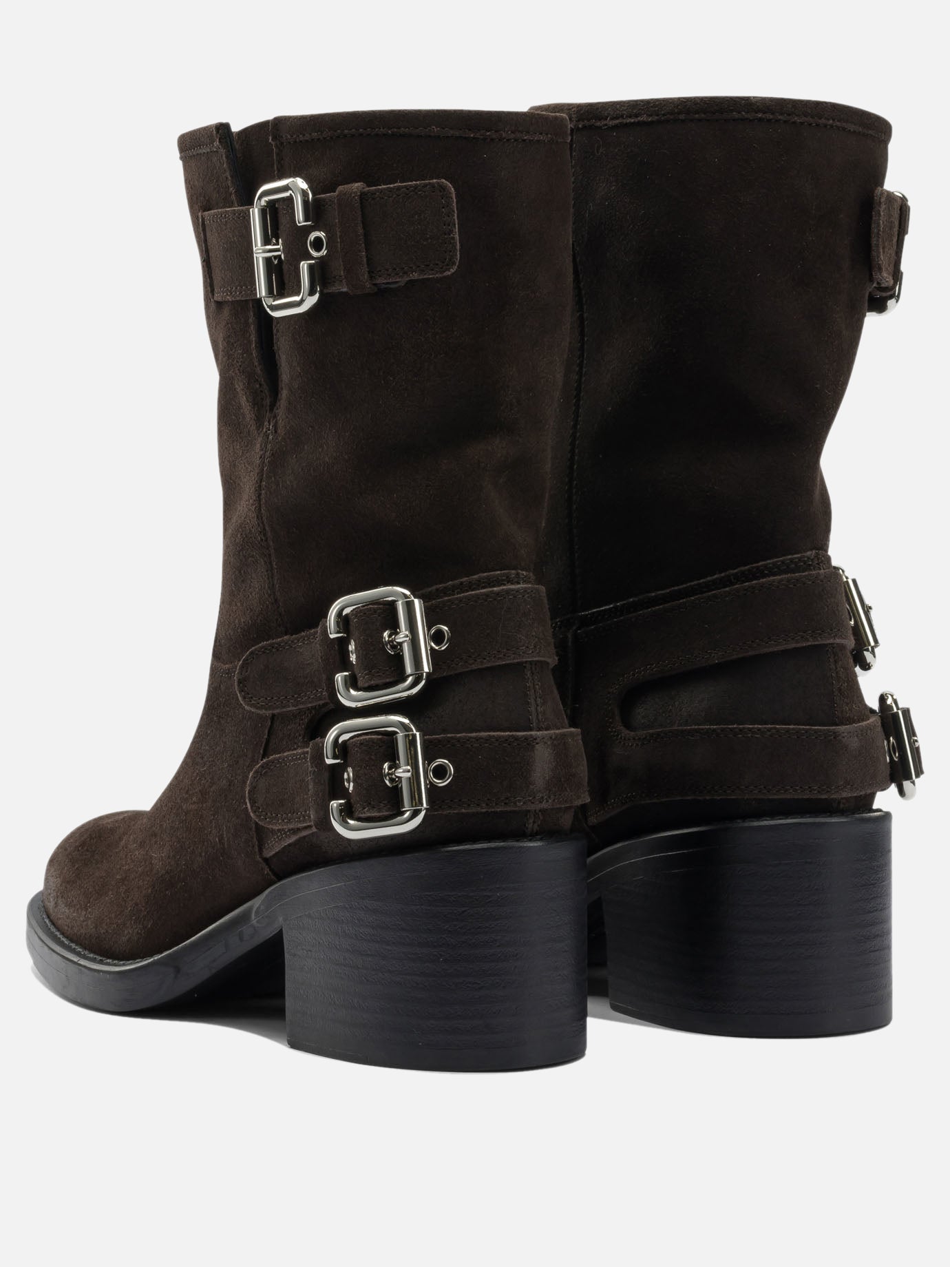 Pull-on boots 100% leather - 100% leather  Brown - Chloé Women | PDP | VIETTI Online Store | thumbnail_4
