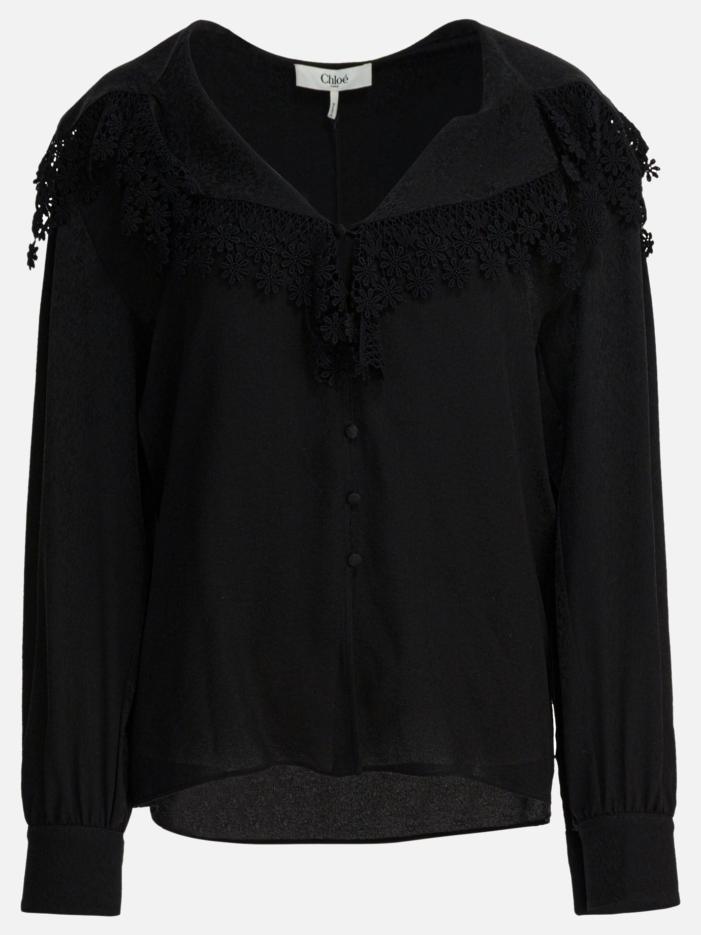 Casual shirts Solid colour  Black - Chloé Women | PDP | VIETTI Online Store | Zoom-Modal
