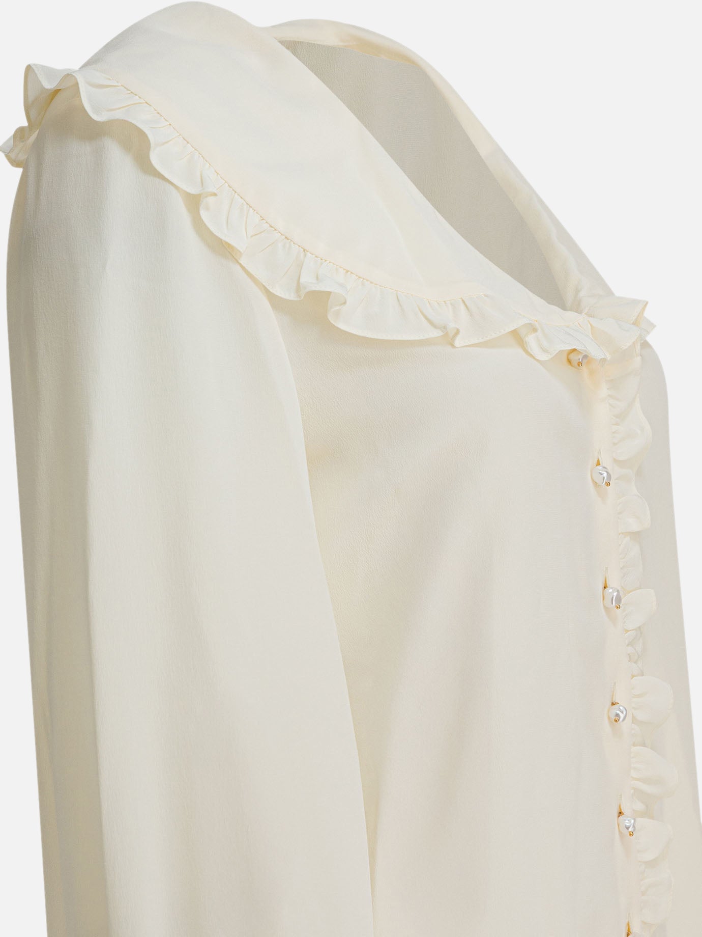Blouses Solid colour  Yellow - Chloé Women | PDP | VIETTI Online Store | thumbnail_4
