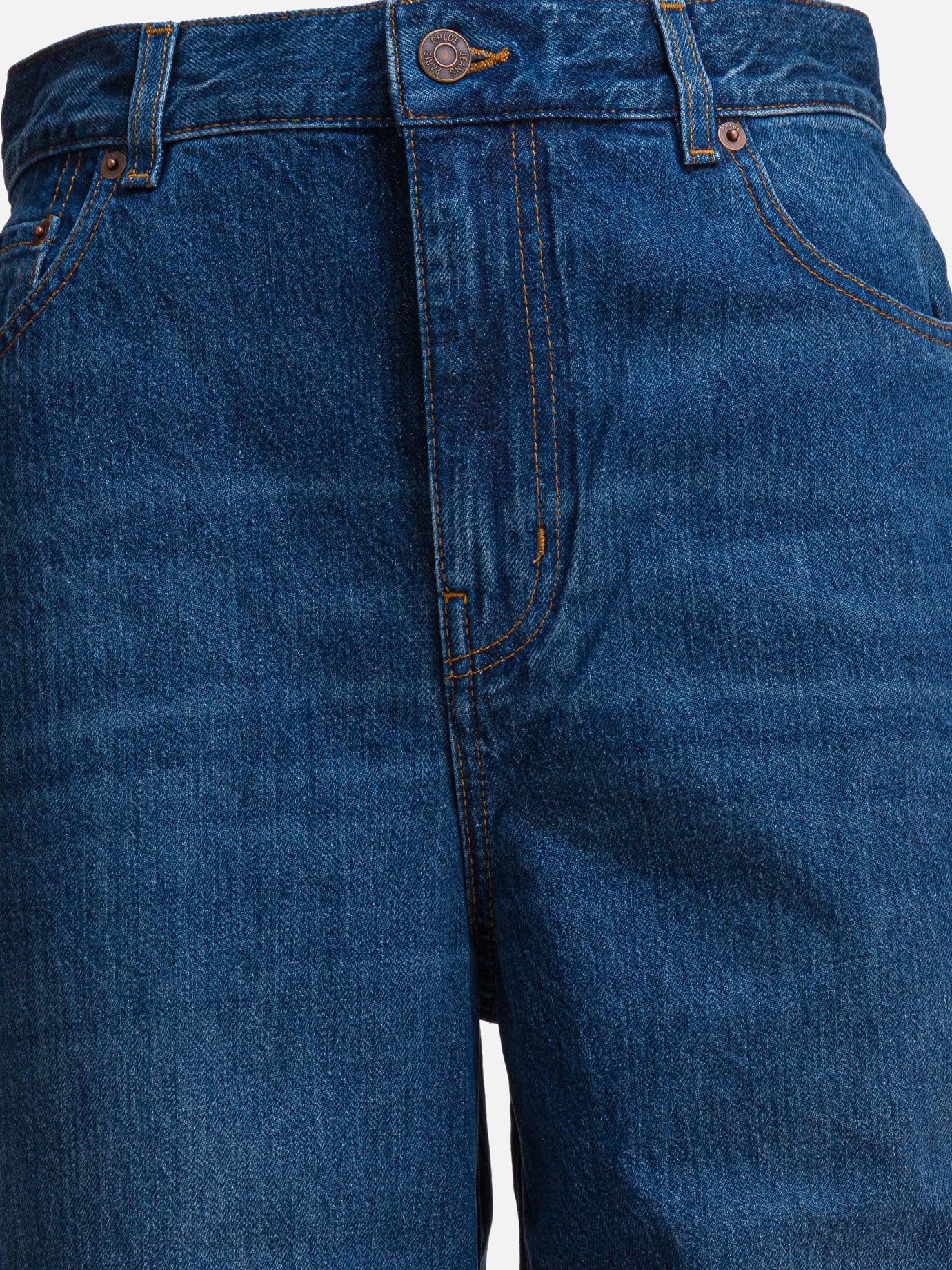 Wide-leg jeans Denim  Blue - Chloé Women | PDP | VIETTI Online Store | thumbnail_3