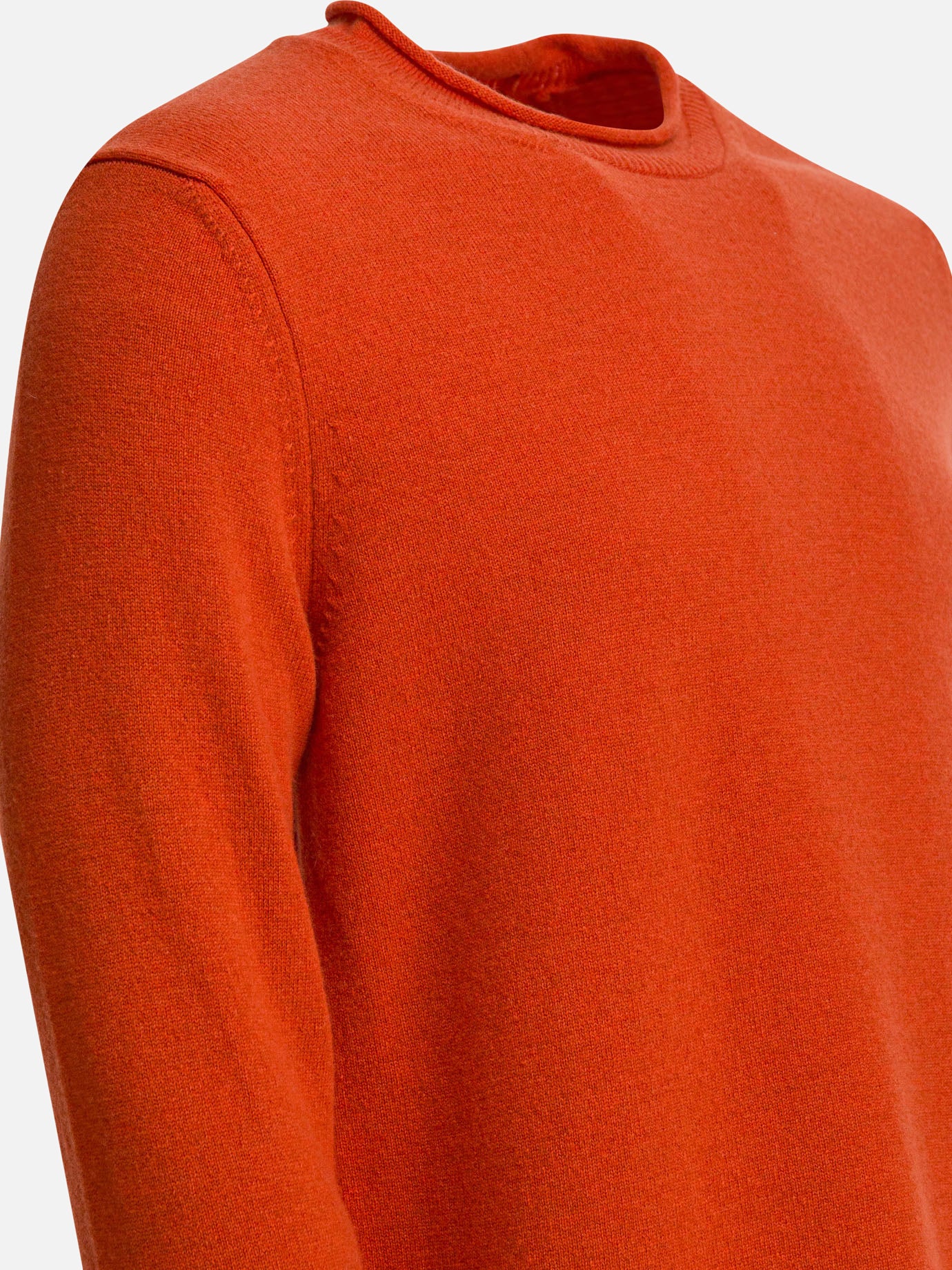 Crewneck sweaters Solid colour  Orange - Comme Des Garçons Shirt Men | PDP | VIETTI Online Store | Zoom-Modal_4
