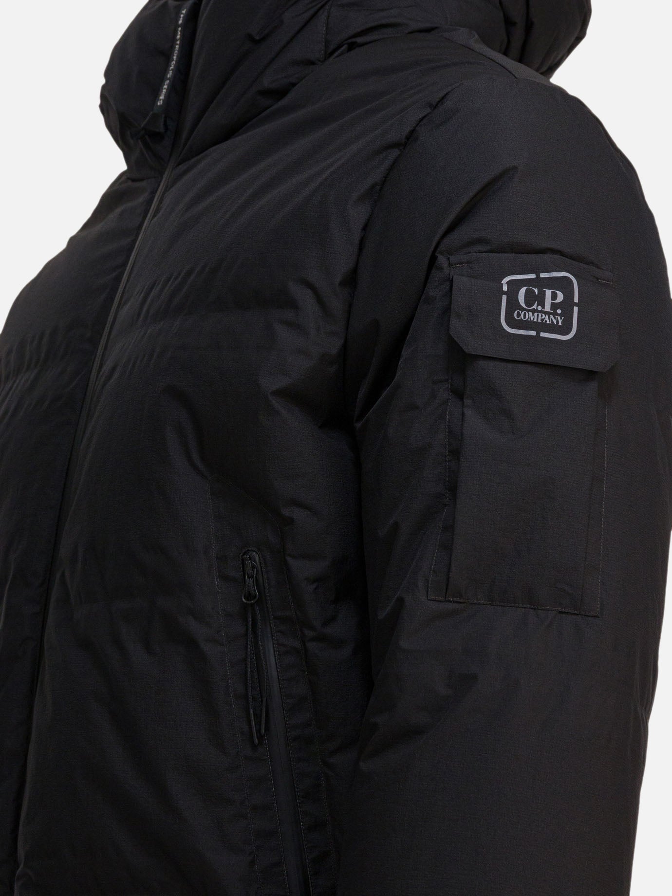 Down jackets Logo  Black - C.P. Company Men | PDP | VIETTI Online Store | Zoom-Modal_4
