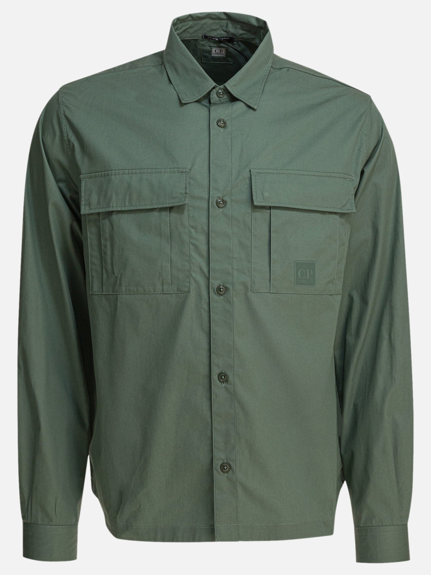 Casual shirts Solid colour  Green - C.P. Company Men | PDP | VIETTI Online Store | Zoom-Modal
