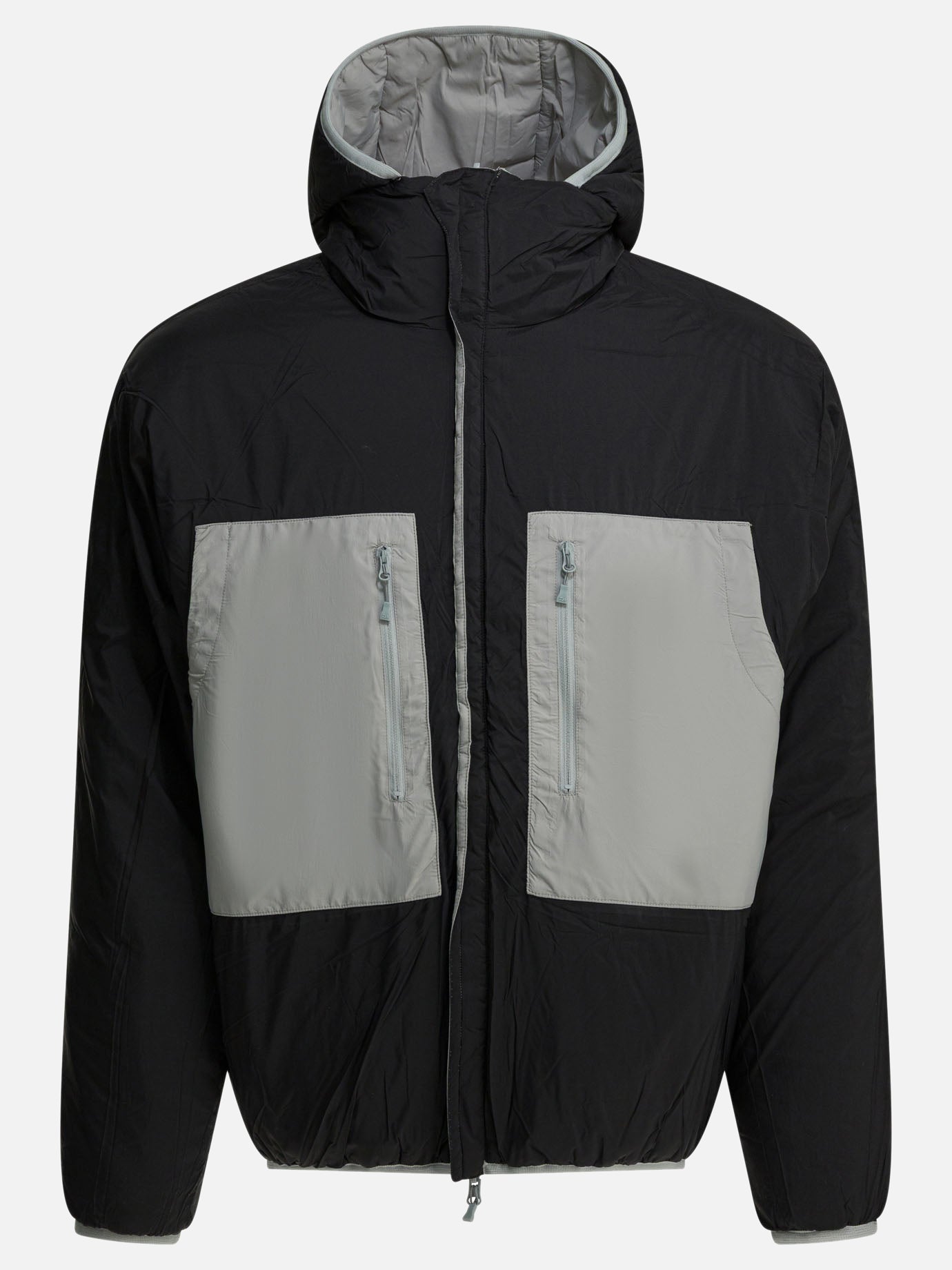 Down jackets Solid colour  Silver - Daiwa Pier 39 Men | PDP | VIETTI Online Store | thumbnail_2
