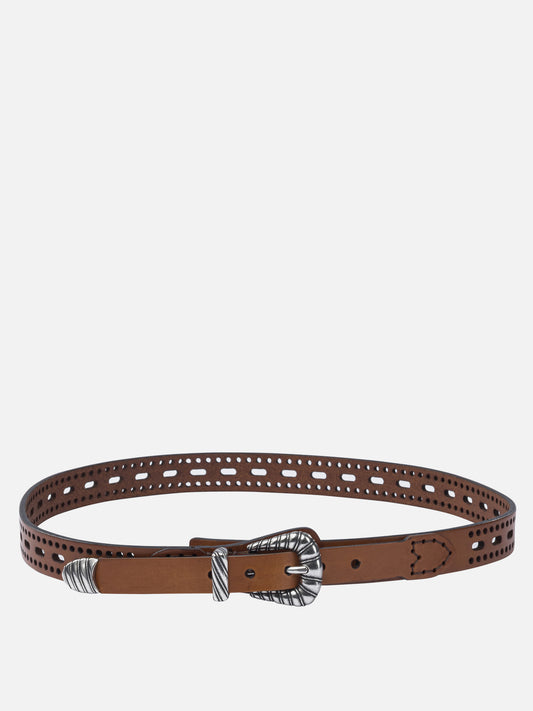 Leather belts 100% calf leather  Brown - Etro Women | PLP | VIETTI Online Store 

