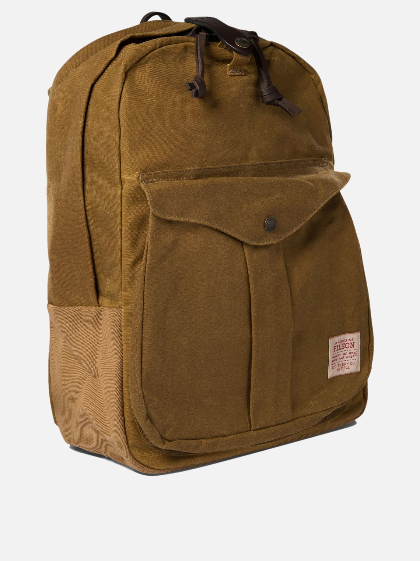Casual backpacks 100% cotton  Brown - Filson Men | PDP | VIETTI Online Store | Zoom-Modal_2
