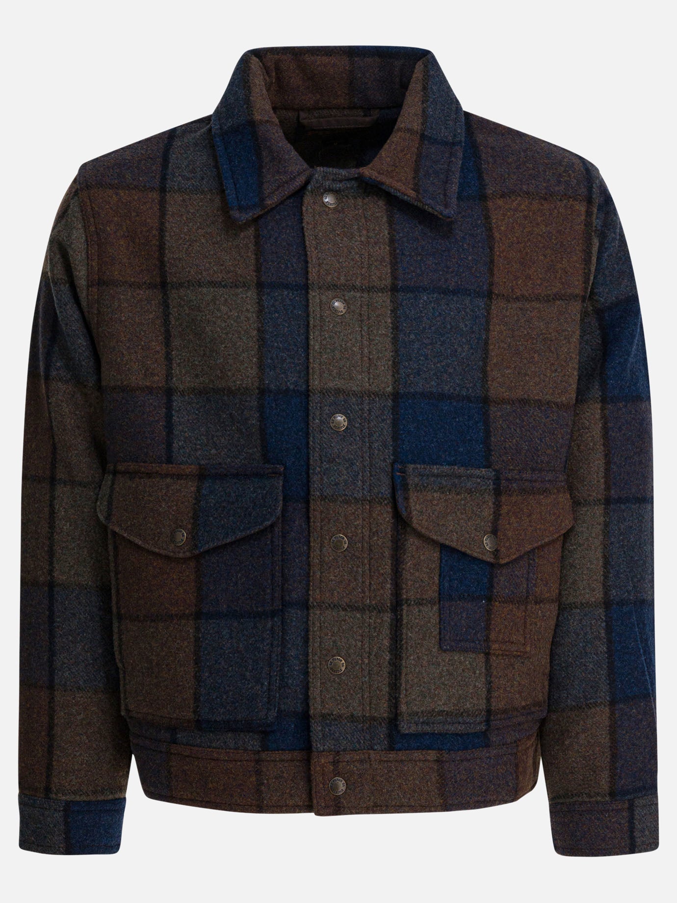 Overshirt jackets Check  Blue - Filson Men | PDP | VIETTI Online Store | thumbnail