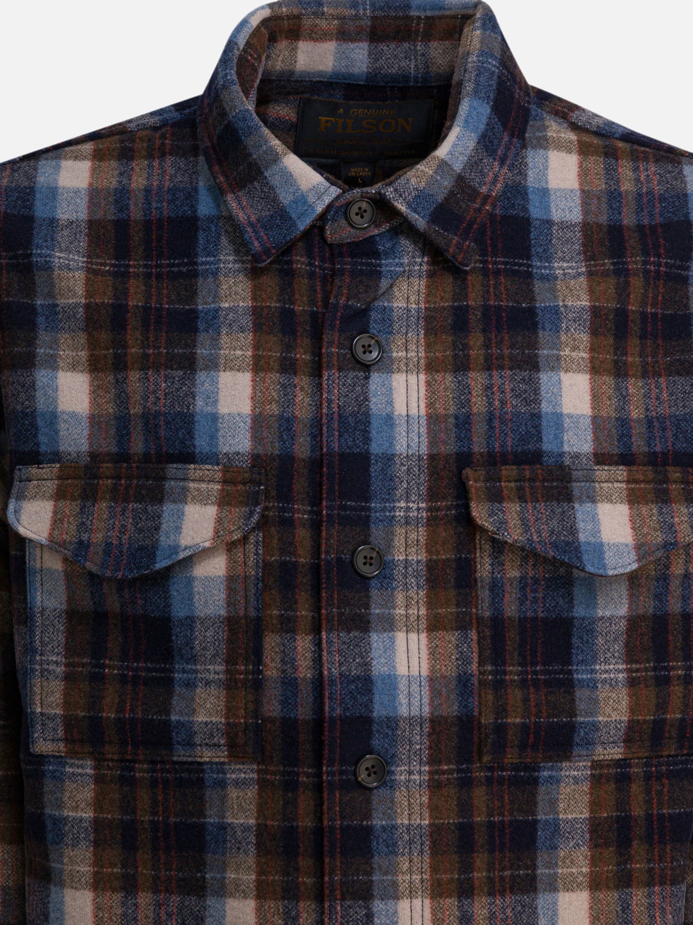 Overshirt jackets Check  Brown - Filson Men | PDP | VIETTI Online Store | thumbnail_3
