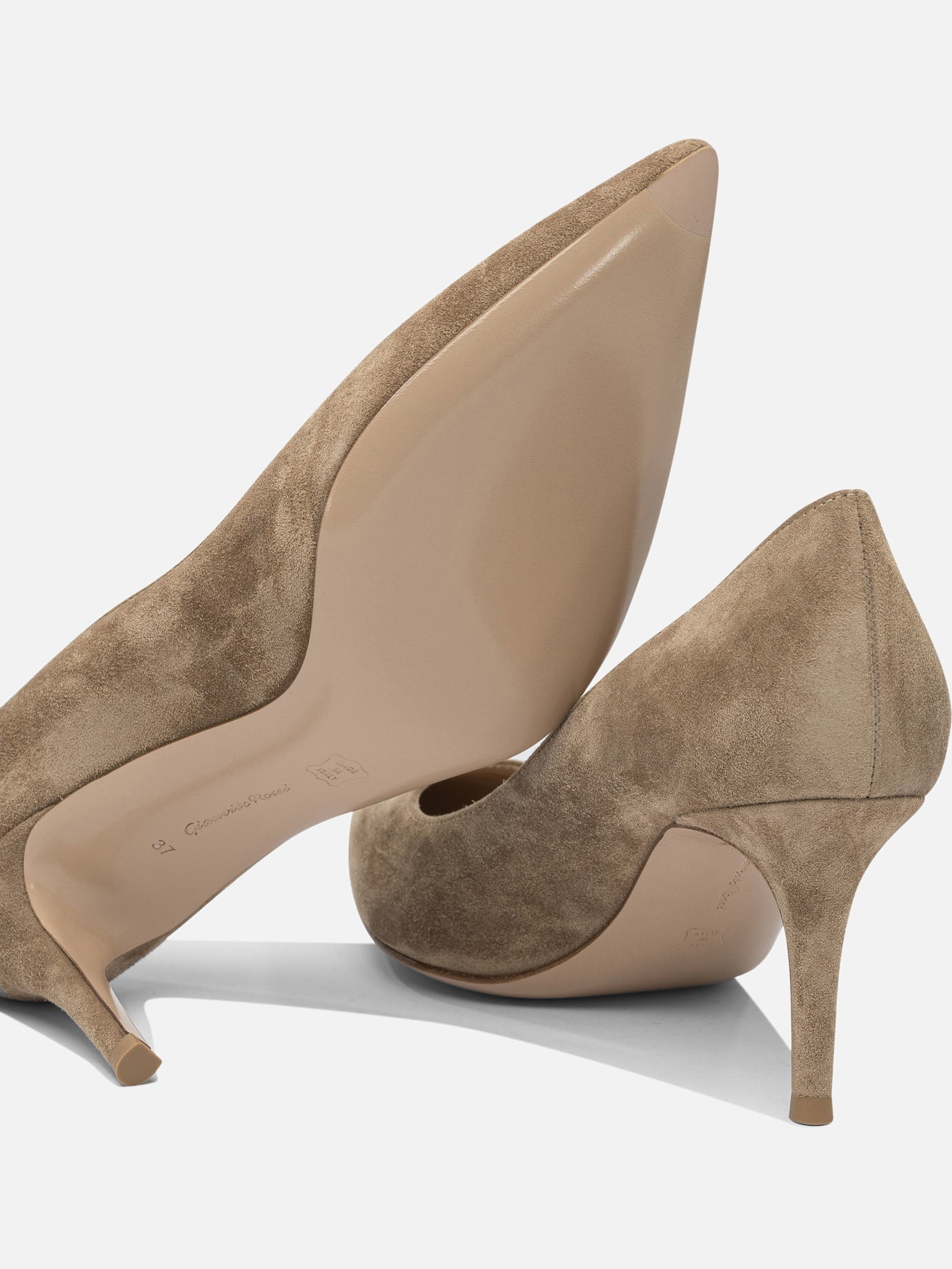 Pumps 100% suede - 100% leather  Beige - Gianvito Rossi Women | PDP | VIETTI Online Store | thumbnail_5