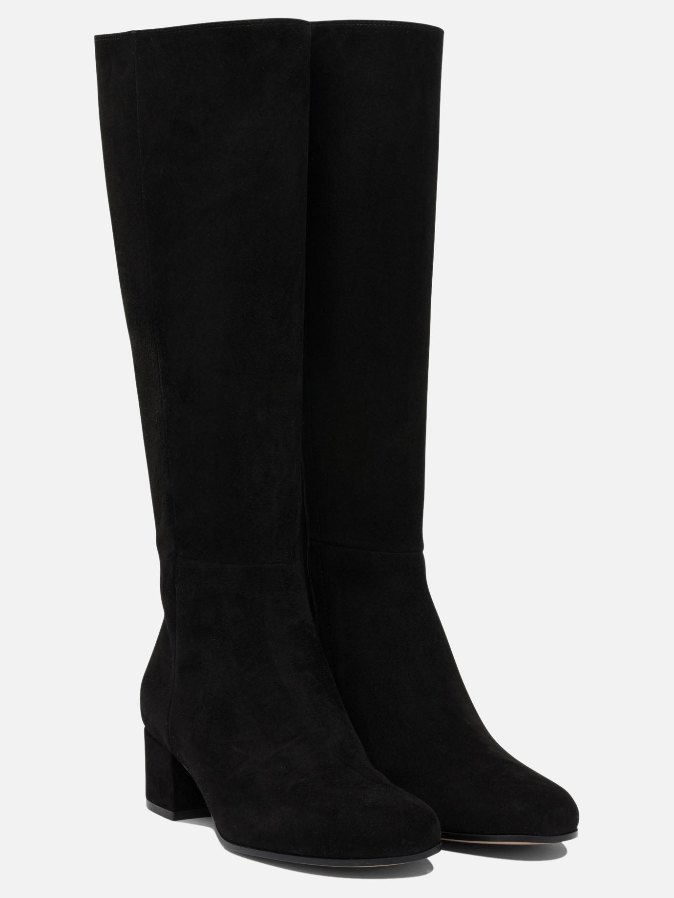 Knee-high 100% suede - 100% leather  Black - Gianvito Rossi Women | PDP | VIETTI Online Store | Zoom-Modal_2
